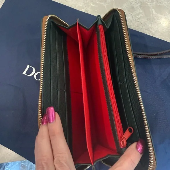 Dooney & Bourke Forest pebble grain satchel with matching wallet - Picture 13 of 13